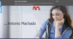 Desktop Screenshot of colegioantoniomachado.com