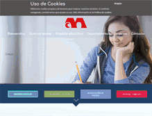 Tablet Screenshot of colegioantoniomachado.com